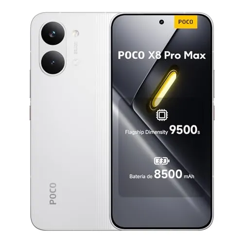 XIAOMI POCO X8 Pro MAX Smartphone de 12+512GB Blanco Batería de 8500mAh