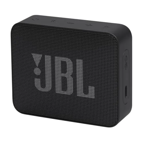 JBL GO Essential 2, Altavoz Bluetooth portátil con Sonido Pro, hasta 5 Horas de autonomía, Resistente al Agua IP67, Negro
