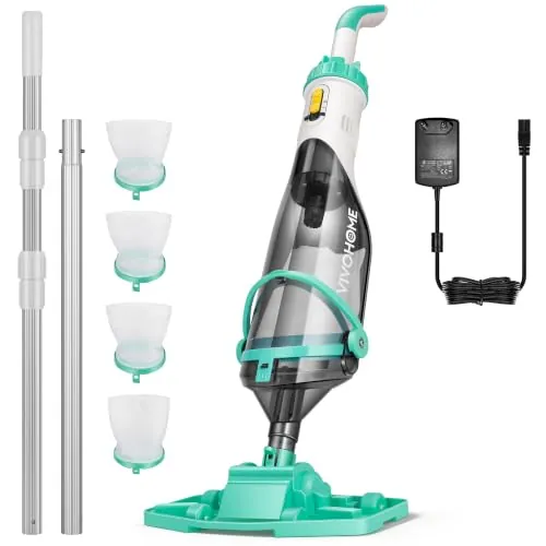 VIVOHOME Limpiafondos de Piscina con Indicador de Batería 4200LPH