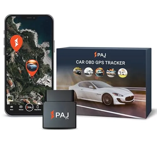 PAJ Localizador GPS 4G para Interfaz OBD, Apto para Coche y Otros Vehículos