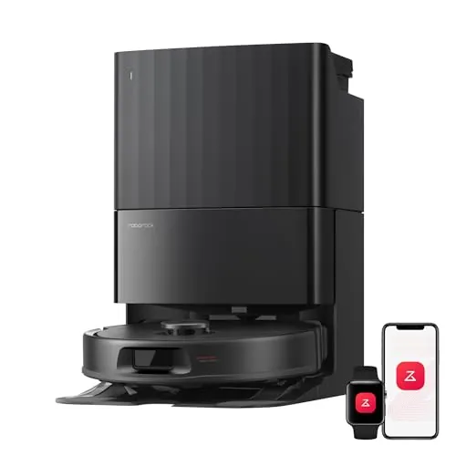 roborock Qrevo S Pro Robot Aspirador (Versión Mejorada del QV 35A) Succión de 18500 Pa, Base Todo en Uno, 2,7L Bolsa para Polvo, Sistema antienredos, Evitación de Obstáculos, Negro