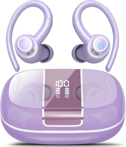 Csasan Auriculares inalámbricos Deportivos, Cascos Sonido Premium