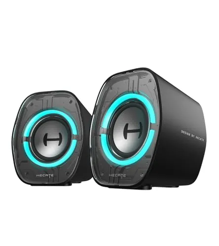 Edifier G1000 II Altavoces Gaming de Escritorio con iluminación RGB，Negro