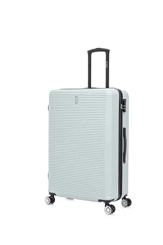 CELIMS - Maleta Grande de Viaje Verde Pastel Rígida con 4 Ruedas Ligera Facturación 23kg 75cm | Cerradura Integrada | ABS | Maleta Grande con 4 Ruedas 75cm | Maleta Verde Pastel