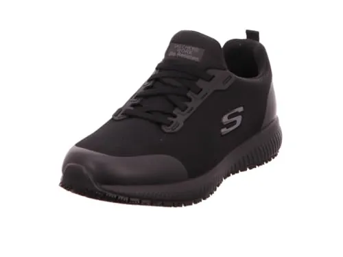Skechers SQUAD SR MYTON, Zapatillas para Hombre, Black Textile/Synthetic, 44 EU