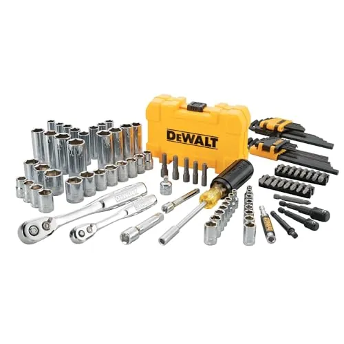DEWALT Juego de 108 llaves de vaso PTA, mezcla, multicolor
