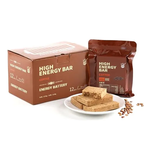 Galleta energética sabor a café, Ración de emergencia, 12 x 120g