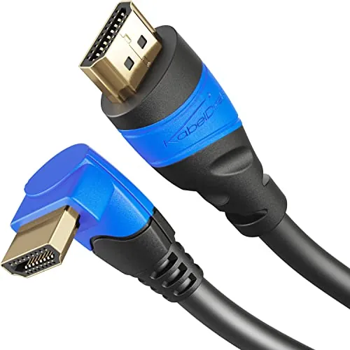 KabelDirekt – Cable HDMI 4K 90° – 5m