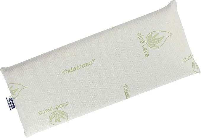 Todocama - Almohada viscoelástica, núcleo Compacto. Doble Funda con Cremallera. Tejido Aloe Vera Plus. Termorregulable adaptabilidad al Cuello. (135 cm)