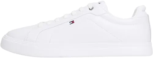 Tommy Hilfiger Icon Court Light ESS Fm0fm05678, Bajo Top Hombre, White, 43 EU, Color Blanco., 43 EU