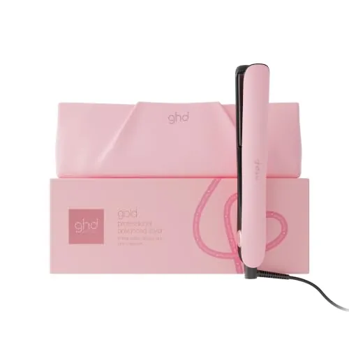 ghd Gold Plancha de Pelo Profesional para cabello liso y sedoso con mayor brillo - Rosa Pastel