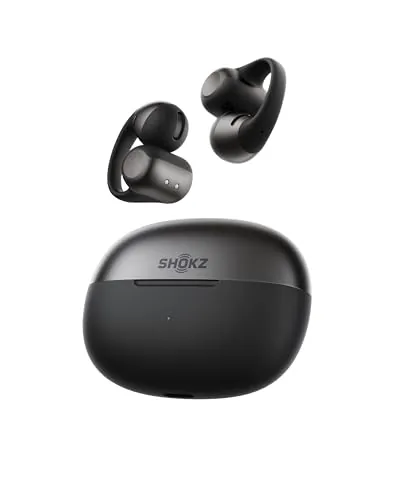 SHOKZ Auriculares Open-Ear Clip-on OpenDots 2,Dolby Audio,40h batería,Negro