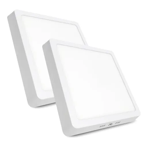 LED ATOMANT 2x Plafon LED Cuadrado Superficie 210x210mm 20W CCT 3000-6500K