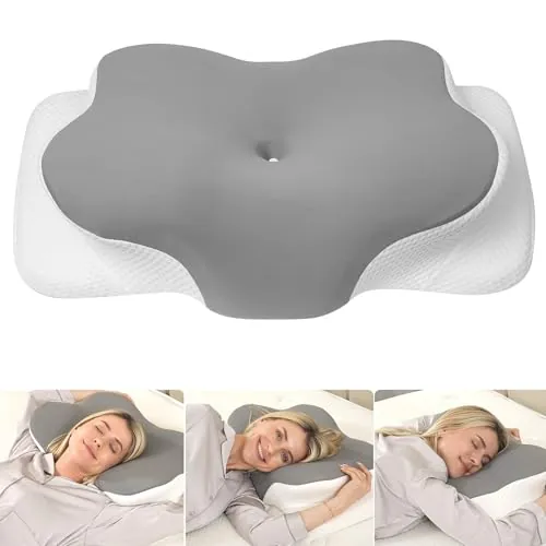 MULISOFT Almohada Cervicales y Cuello Almohada Ergonómico Espuma de Memoria
