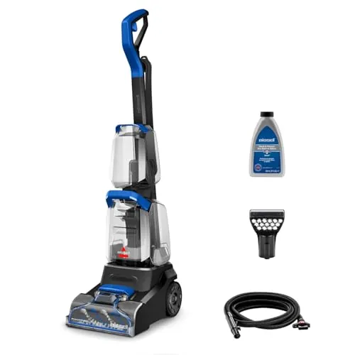 BISSELL PowerWash Compact Pet, Aspiradora de Agua Tapicería y Alfombras Compacto, Manchas y Olores Mascotas, Lava aspiradora Multisuperficie, Accesorios Desmontables, 600W, Portable, con Cable, 4058N