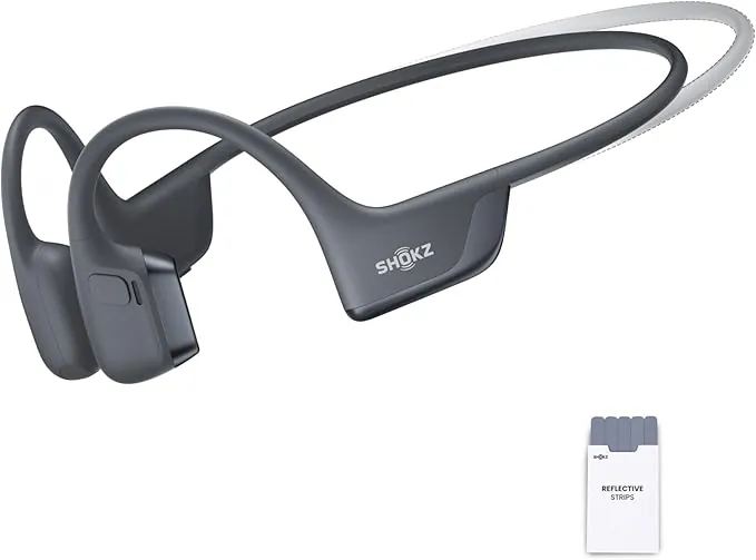 SHOKZ OpenRun Pro 2 Mini Auriculares Deportivos de Conducción Ósea, Inalámbricos Bluetooth 5.3, Micrófonos con Cancelación de Ruido, Resistente al Agua IP55, 12h Reproducción, Carga Rápida USB-C
