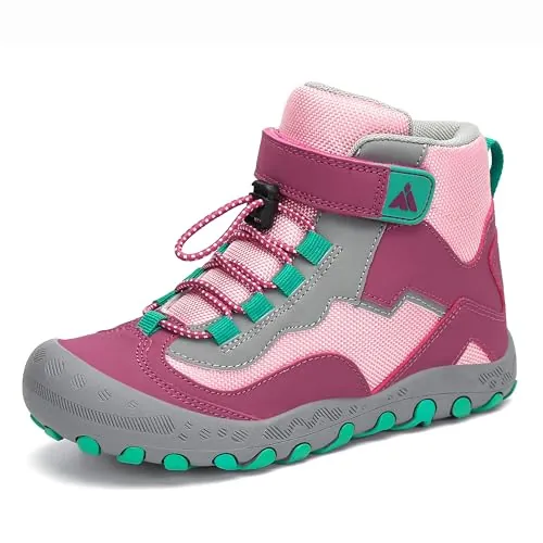 Mishansha Zapatillas de Senderismo Trekking Niño Niña, Morado 37