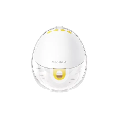 Medela Swing Flex - Sacaleches eléctrico, diseño compacto, con protectores mamarios PersonalFit Flex y tecnología Medela de extracción en 2 fases, Amarillo (101034985)
