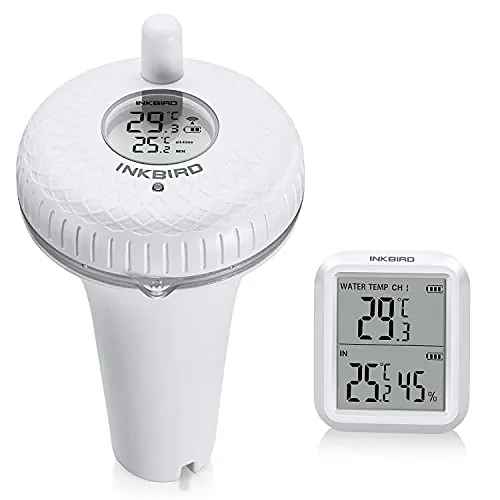 Inkbird Termómetro Piscina Digital con Transmisor Inalámbrico y Receptor