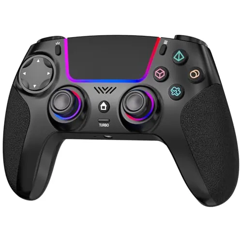 SZPACMATE Mando Inalámbrico para PS4/PS3/Switch 1/PC/Steam Deck
