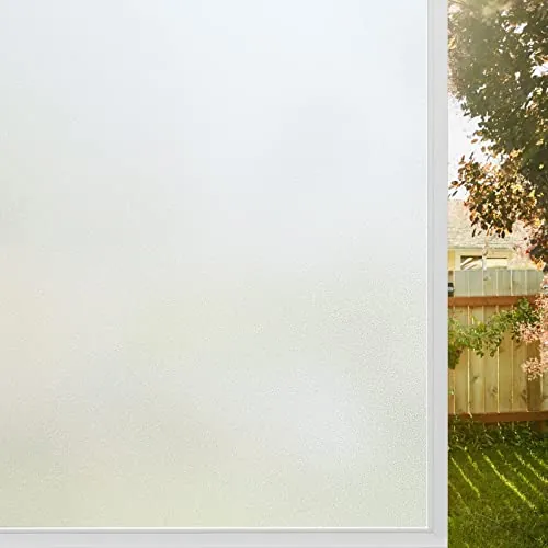 rabbitgoo Vinilos para Cristales Privacidad, Vinilos para Ventanas Opaco, Lamina Vinilo Ventana Estático Anti UV, Vinilo Autoadhesivo Decorativo para Puertas Cristal Bano Cocina, Mate 75x200cm