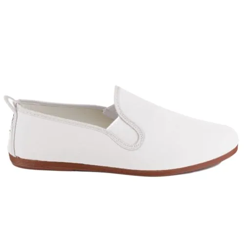 javer 55-1 - Zapatilla Kung-FU Lona Mujer Color: Blanco Talla: 36