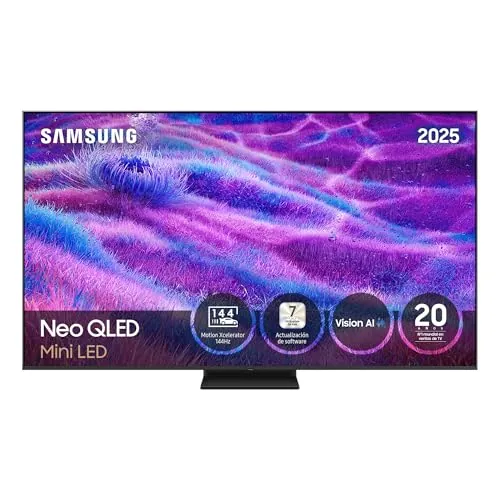 Samsung TV 75 Pulgadas Neo QLED QN80F 4K Mini LED Smart TV con Vision AI, Quantum Matrix Technology Core, Motion Xcelerator 144Hz y Gaming Hub