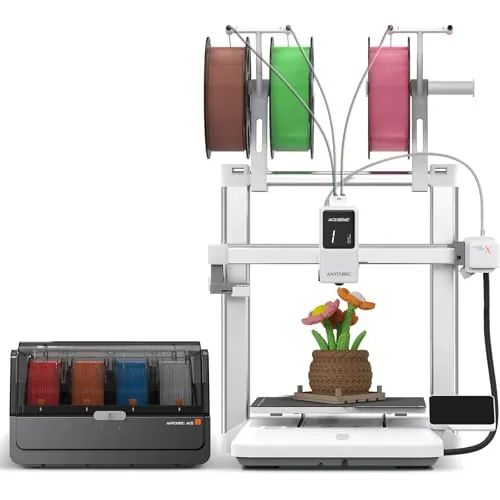 ANYCUBIC Kobra X Combo Impresora 3D Multicolor Impresión Rápida 600mm/s