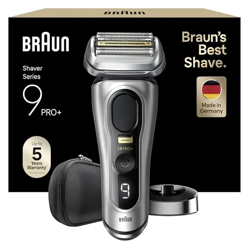 Braun Series 9 Pro+ Afeitadora Eléctrica Hombre, 9517s, Plata