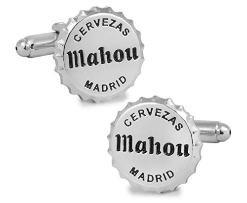 Gemelolandia | Gemelos de Camisa Chapa Cerveza Gemelos Originales Para Camisas | Para Hombres y Niños | Regalos Para Bodas, Comuniones, Bautizos y Otros Eventos