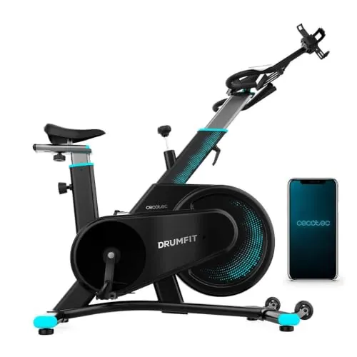 Cecotec Bicicleta Estática Indoor con DrumFit Indoor 7000 Magno Connected