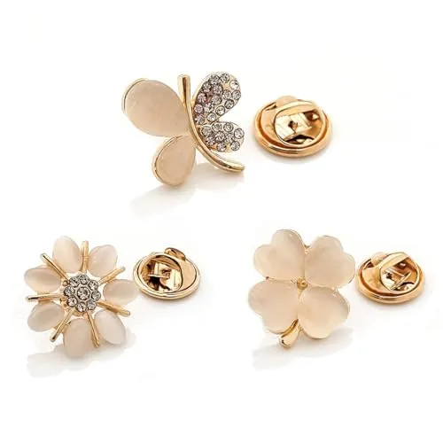 XENQITO 3 Piezas Broches para Ropa Mujer, Imperdibles, Broches para Vestidos, Broche Para Vestidos De Fiesta, Hermoso y Exquisito, Adecuado para el Uso Diario de Los Trabajadores de Oficina