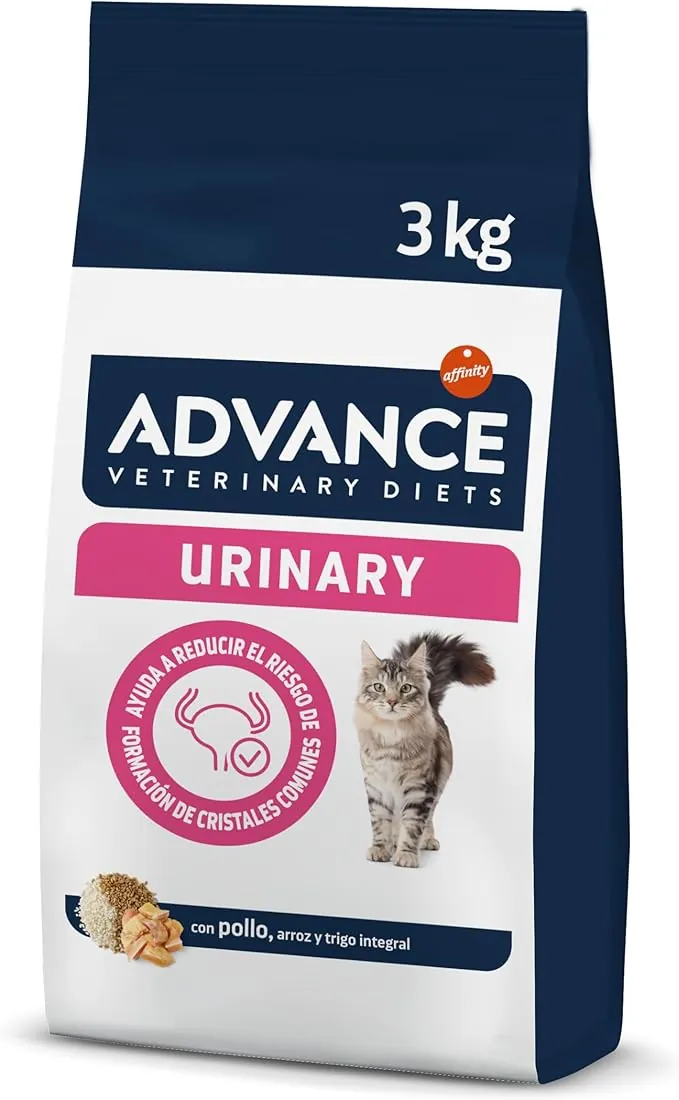 Advance Veterinary Diets Urinary, Pienso para Gatos para la Protección de las vías urinarias, 3kg