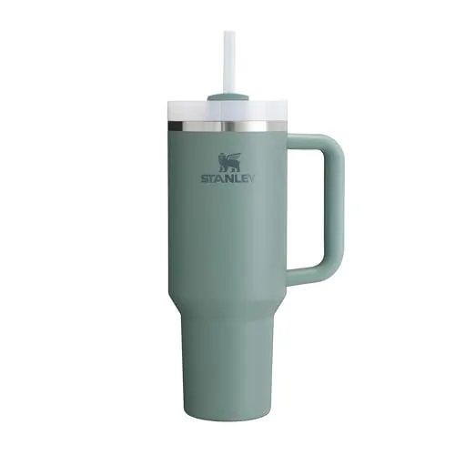 STANLEY Quencher H2.0 FlowState Tumbler 1.2L - Termo Conserva el Frío 11 Horas - Helada Durante 48 Horas - Botella Agua Acero Inoxidable - Taza Termica - Vaso Termico Sin BPA - Periwinkle Shimmer