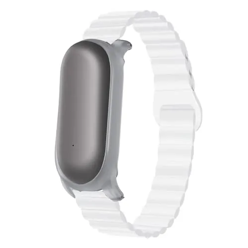 Blueshaweu Pulsera compatible con grabadora de voz PLAUD NotePin, silicona suave, totalmente magnética, ajustable, compatible con grabadora de voz PLAUD NotePin IA, Große, Silicona, No es una piedra