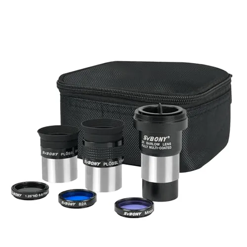 Svbony SV233 Ocular Telescopio Astronómico Kit, Accesorios de Siete Piezas