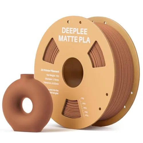 DEEPLEE PLA Mate 1.75 mm Marrón Forestal, Bobina 1 kg