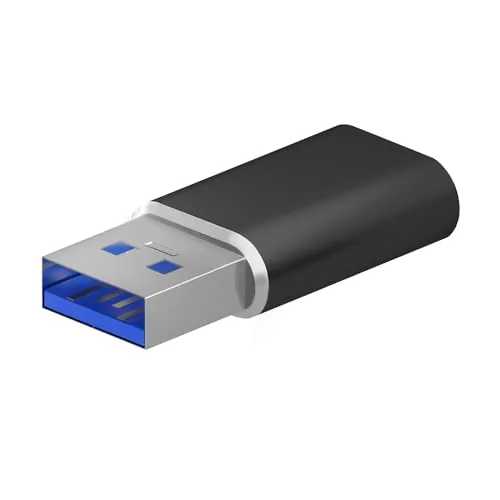 AISENS - A108-0678 - Mini Adaptador USB 3.2 Gen2 / USB 2.03A, Tipo USB-C/H-A/M, Negro