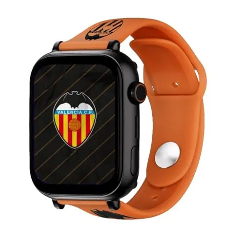 SaveFamily SaveWatch Plus 4G Edición Valencia CF | Reloj Inteligente Niño con Localizador GPS, Llamada, Vídeo, Whatsapp, Música, Bluetooth, App Store | SIM Incluida - Correa de Silicona Naranja