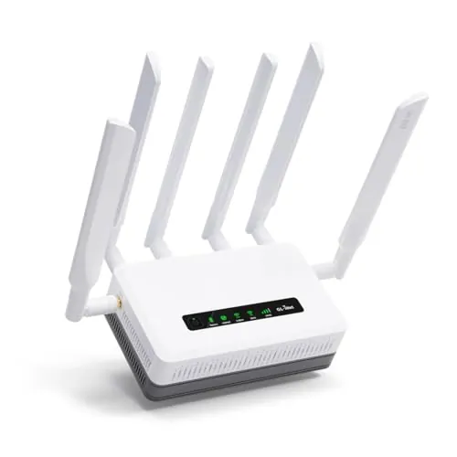 GL.iNet GL-XE3000 Puli AX Router 5G Doble SIM batería 6400mAh