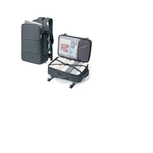 SZLX Mochila Viaje Cabina Avion Mujer Ryanair Maleta para Cabina de avion Equipaje de Mano 45x36x20 Easyjet Mochila de Senderismo Mochila para Portatil Impermeable hombre