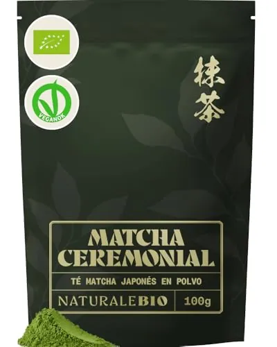 NaturaleBio Matcha Ceremonial en Polvo Bio Uji Japón Umami