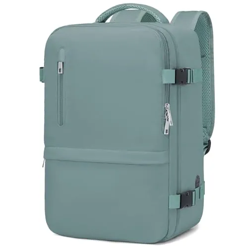 Xkdoai Mochila Viaje Cabina Avion 45x36x20 para Easyjet Equipaje de Mano Mochila de Viaje para Avión Bolsas de Cabina Impermeables con Botón de Pecho