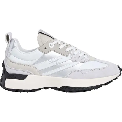 Pepe Jeans Tenis Lucky Original para Mujer, White, 6 UK