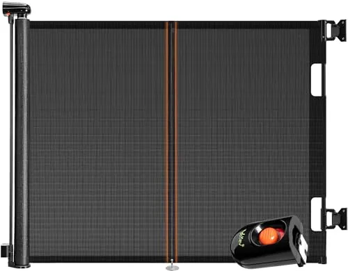 Ycozy 2026 Barrera Seguridad Niños Escalera Extensible 0-150cm Puerta Escalera Bebé Seguridad Retráctil con Diseño Barra Reforzada, Valla para Perros Infantil Pasillo Interiore Exteriore