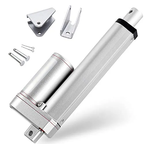 DCHOUSE Accionamiento lineal de 1000 N, 200 mm, motor CC 12 V, actuadores tecnológicos para puertas electrónicas, médicas y aplicaciones de automatización