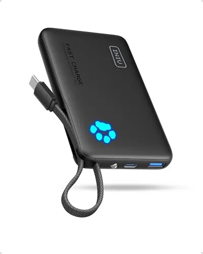 INIU 45W Carga Rapida Tablet Power Bank, Pequeño 10000mAh Batería Externa