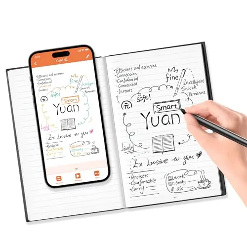 Yuan Cuaderno Digital Inteligente Bolígrafo Set, Carnet Libreta Intelligent