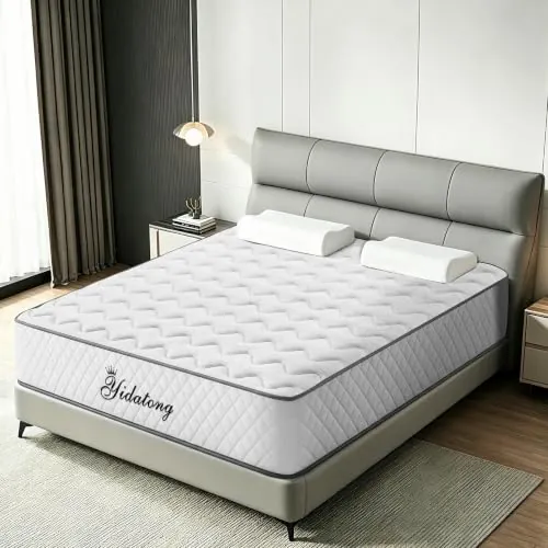 YIDATONG Colchón 90x200 cm Altura 26 cm, Espuma Viscoelástica, Sueño Profundo sin Ruidos, Muy Ventilado, Alta Elasticidad, Oeko-Tex, Antibacteriano, Dureza Moderada, Adaptado a la Morfología Corporal