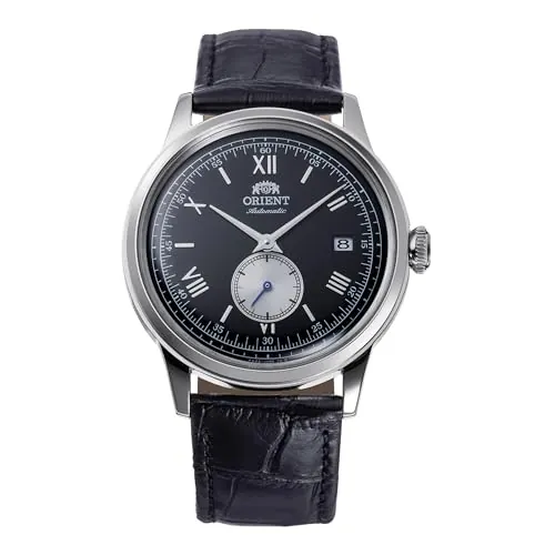 Orient Reloj de Vestir Bambino versión 7 Small Seconds de 38,4 mm automático/Manual, Negro, Moderno